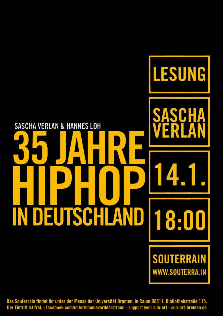Sascha Verlan - 35 Jahre Hiphop in Deutschland